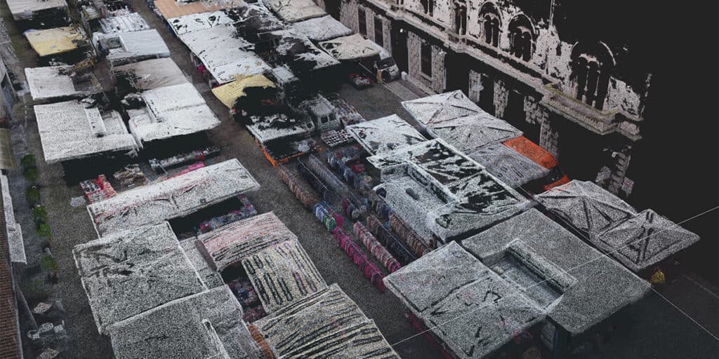 Piazza Mercato - Aerofotogrammetria con drone